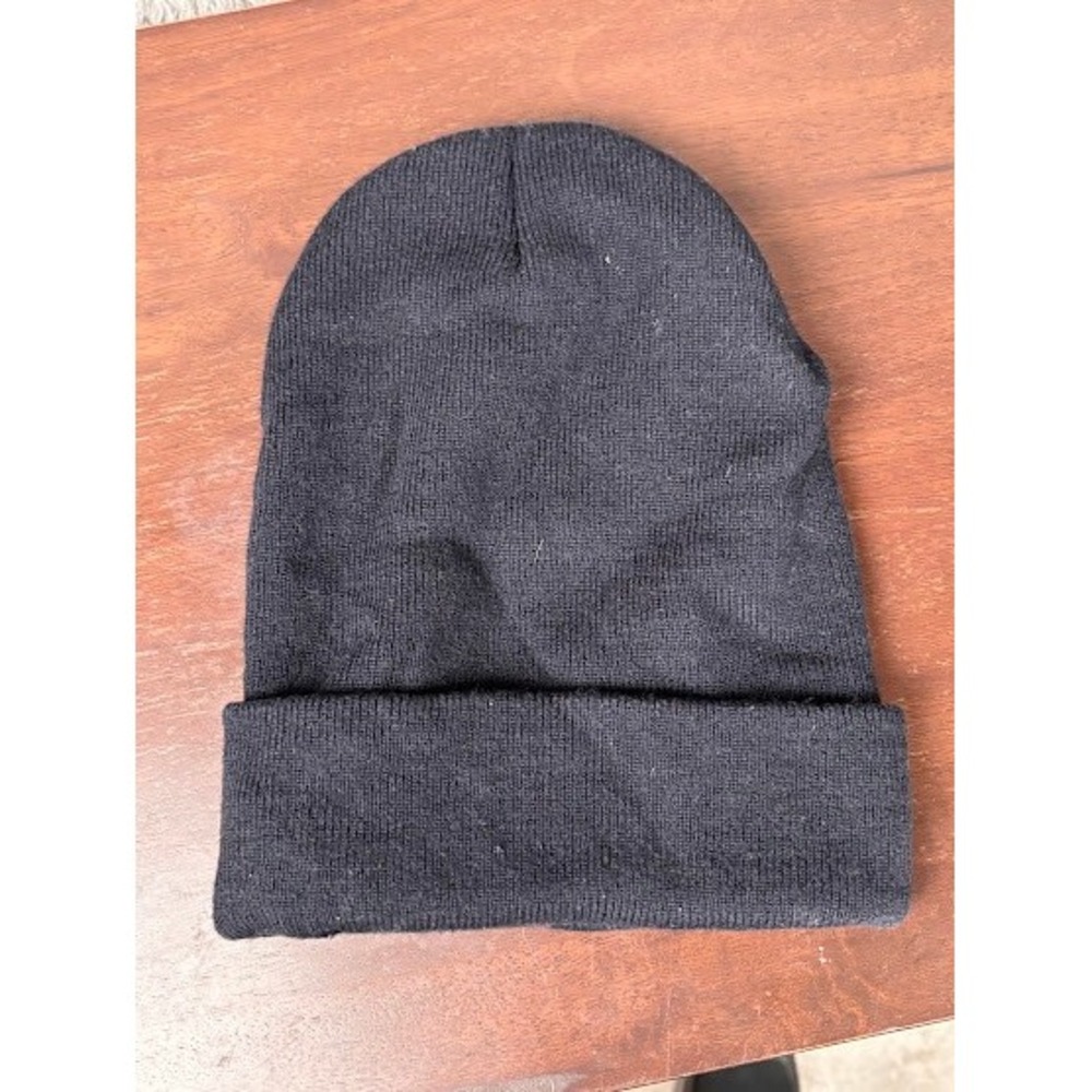 Carhartt A18 NVY Navy Blue Acrylic Rib Knit Watch Hat Beanie One Size - Picture 2 of 4